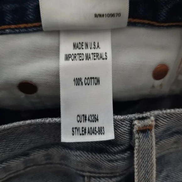 Agolde Jamie High Rise Classic in Resolution - Picture 5 of 8